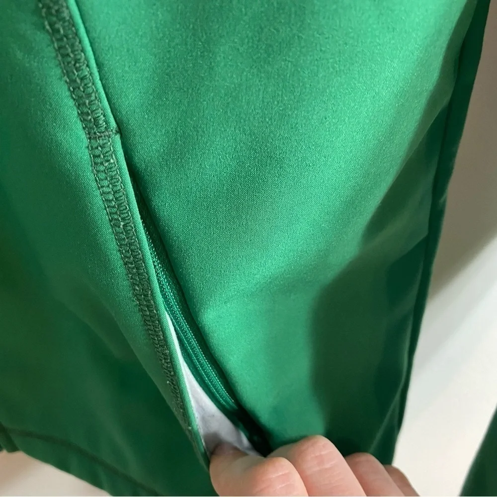 L.L. Bean Green Fleece Lined Jacket Medium Kids Youth Full Zip
